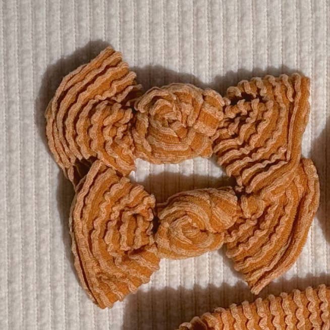 BloomCLIPS de calabaza tostada ondulada acanalada o diadema de nailon para venta al por mayor de Bloom Headwraps