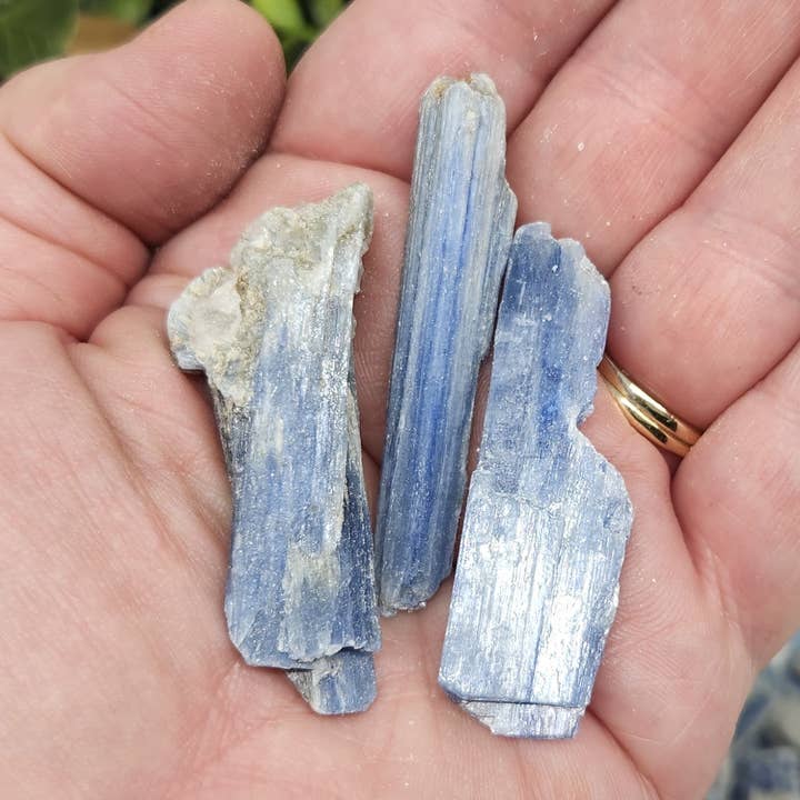 Lames de pierres précieuses en kyanite bleue de 1 à 2,5 pouces (sac de 0,5 kg) pour la vente par Meraki Gemstones