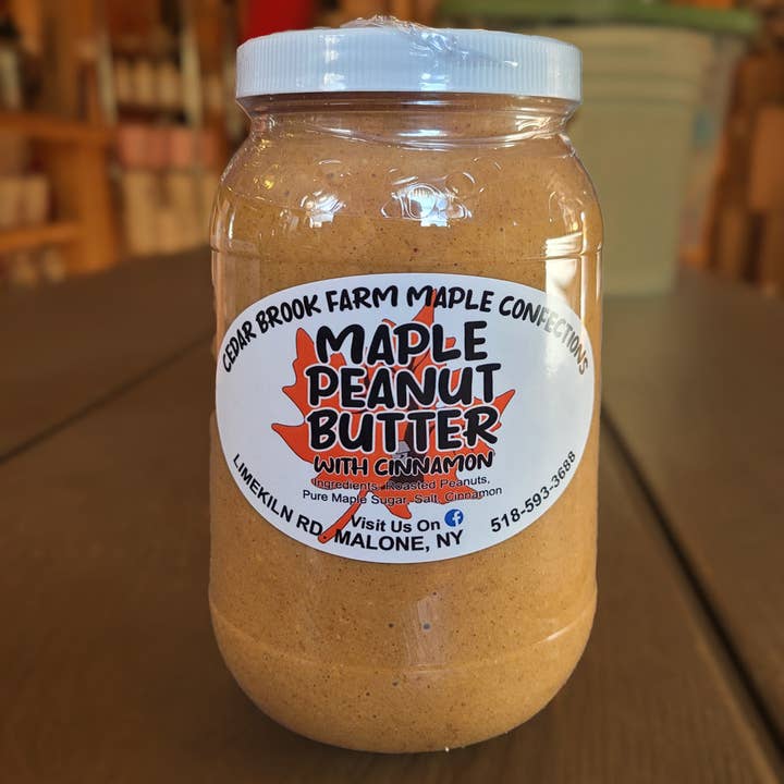 Maple Peanut Butter with Cinnamon for wholesale by St. Maple, LLC