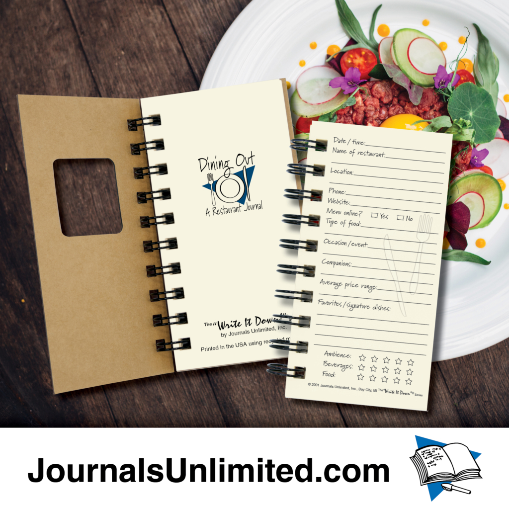 Journals Unlimited - Wholesale Journal/Diary - Mini - Restaurant Journal (Kraft)6