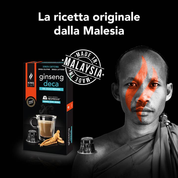 KING CUP - Wholesale Oploskoffie/espresso - Ginseng Deca om gesuikerd te worden - Nespresso-capsules2