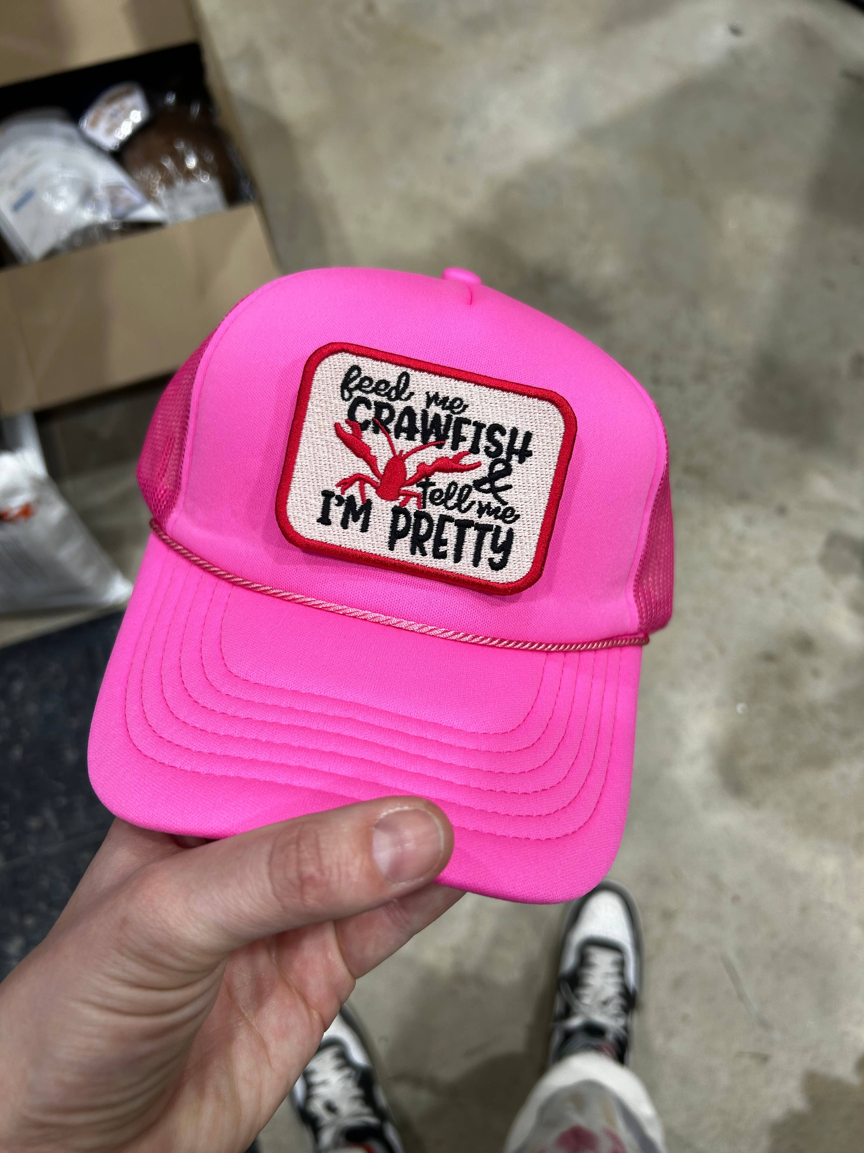 Vibes Hat Company - Wholesale Trucker Hat - Women's - Feed Me Crawfish Cap | Crawfish Boil Caps | Mud Bugs4