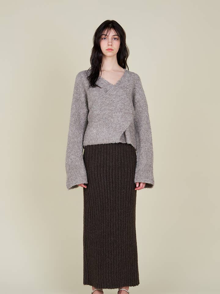 41769 - FUZZY SWEATER PULLOVER for wholesale by Grade & Gather