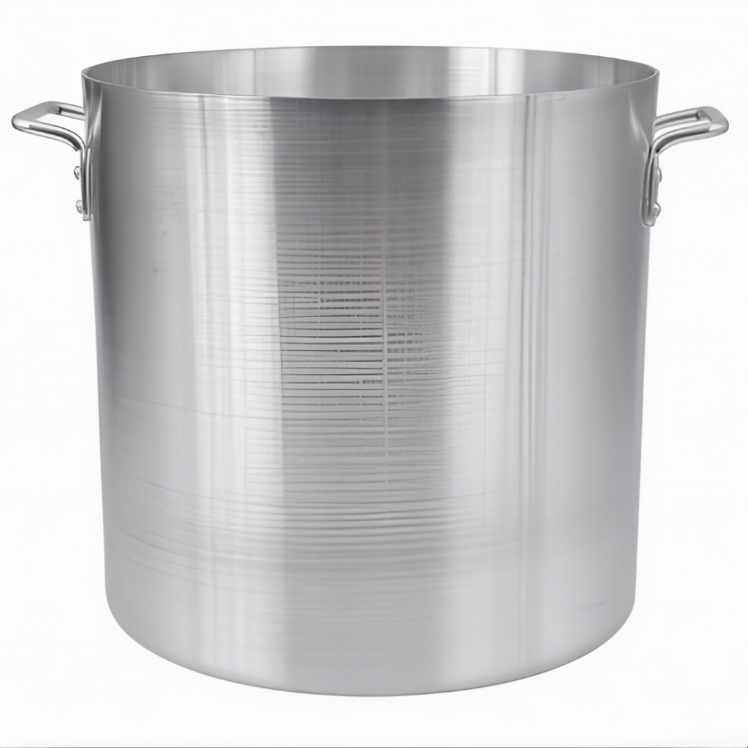 EcoQuality - Wholesale Kookpot - Kookpan, 8 Qt. tot 120 Qt. 4,0 mm Standaard Zwaar Aluminium zonder Deksel6