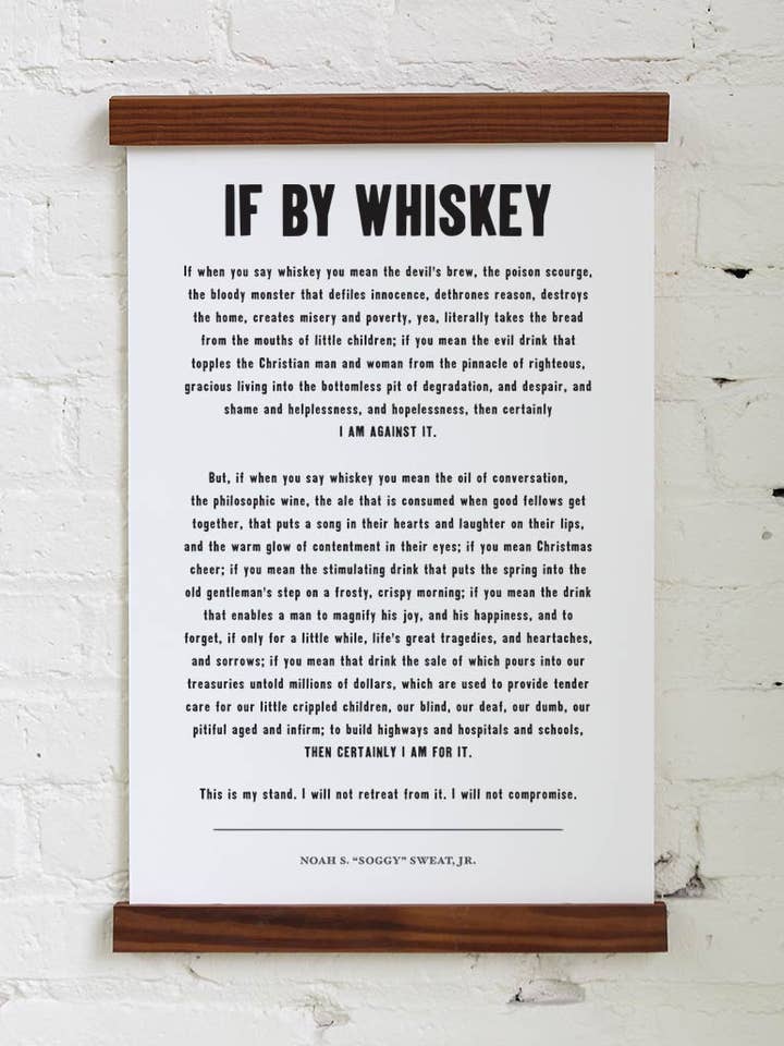 If By Whiskey for wholesale by Old Try