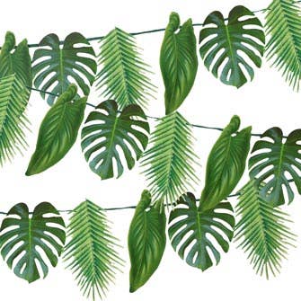 Talking Tables USA - Wholesale Bunting/Garland - Tropical Green Palm Leaf Garland | Summer Party |