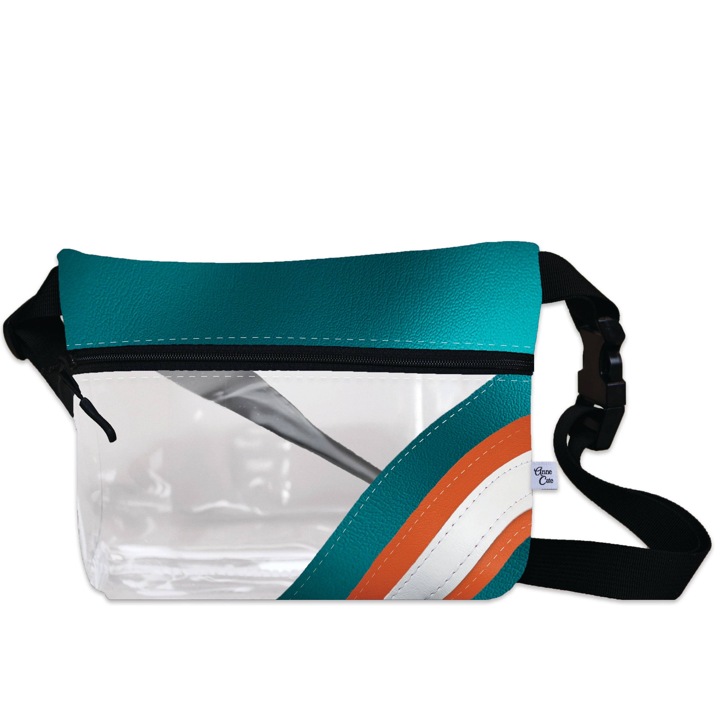 Anne Cate - Wholesale Belt Bag - Unisex - Football Stadium Clear Stripe Game Day Fanny Pack14
