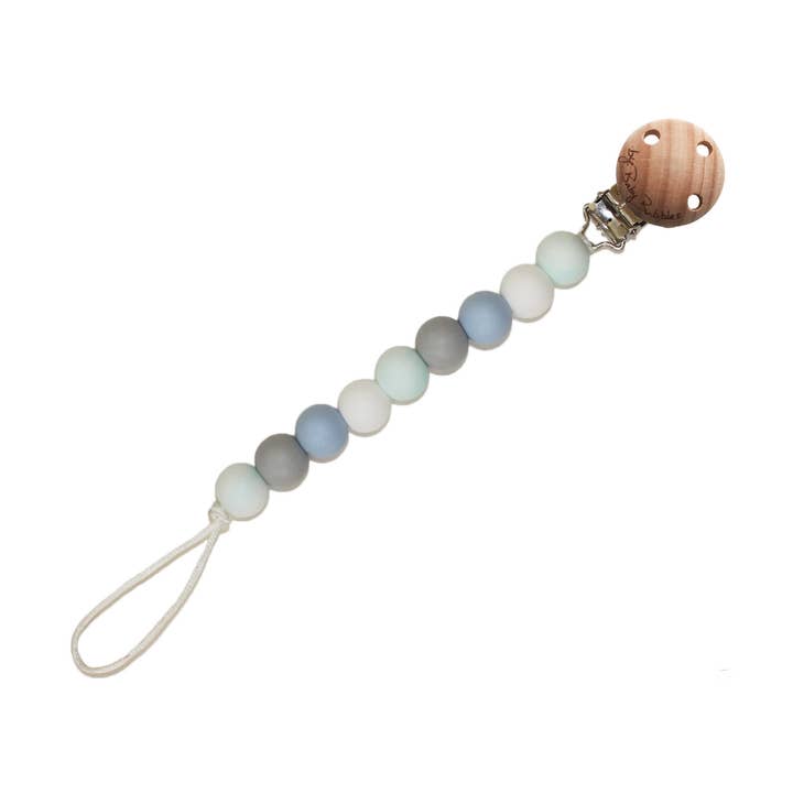 byBabyBubbles - Vente Pince à tétine – bébé - Attache-tétine Écume de Mer0