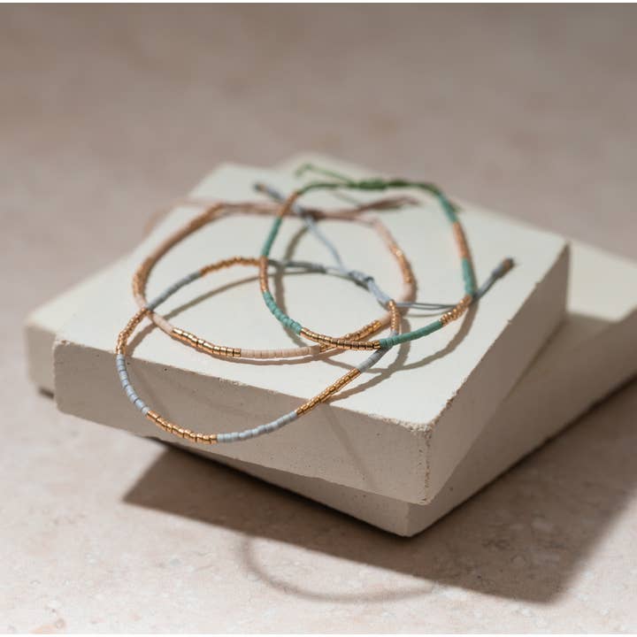 S&S Bead Slider Bracelet for wholesale by One & Eight