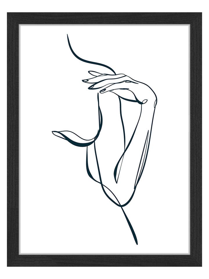 Ihr Körperbild. Wandkunstdruck mit Rahmen. für den Großhandel von Any Image