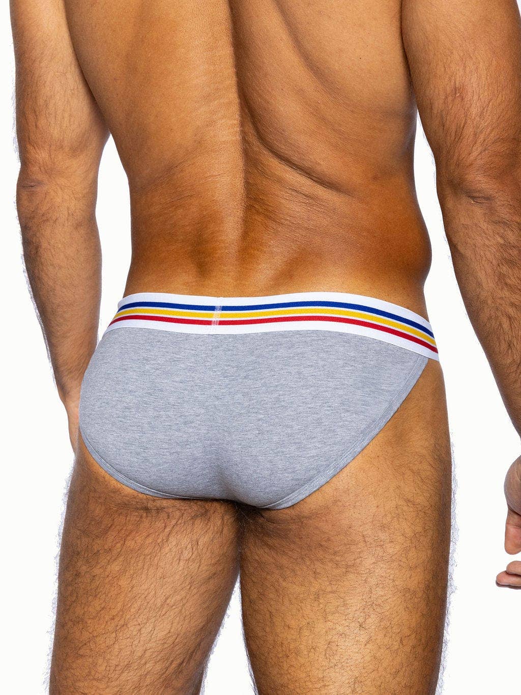 Gray Stretch Cotton Jock Brief for wholesale on Faire5