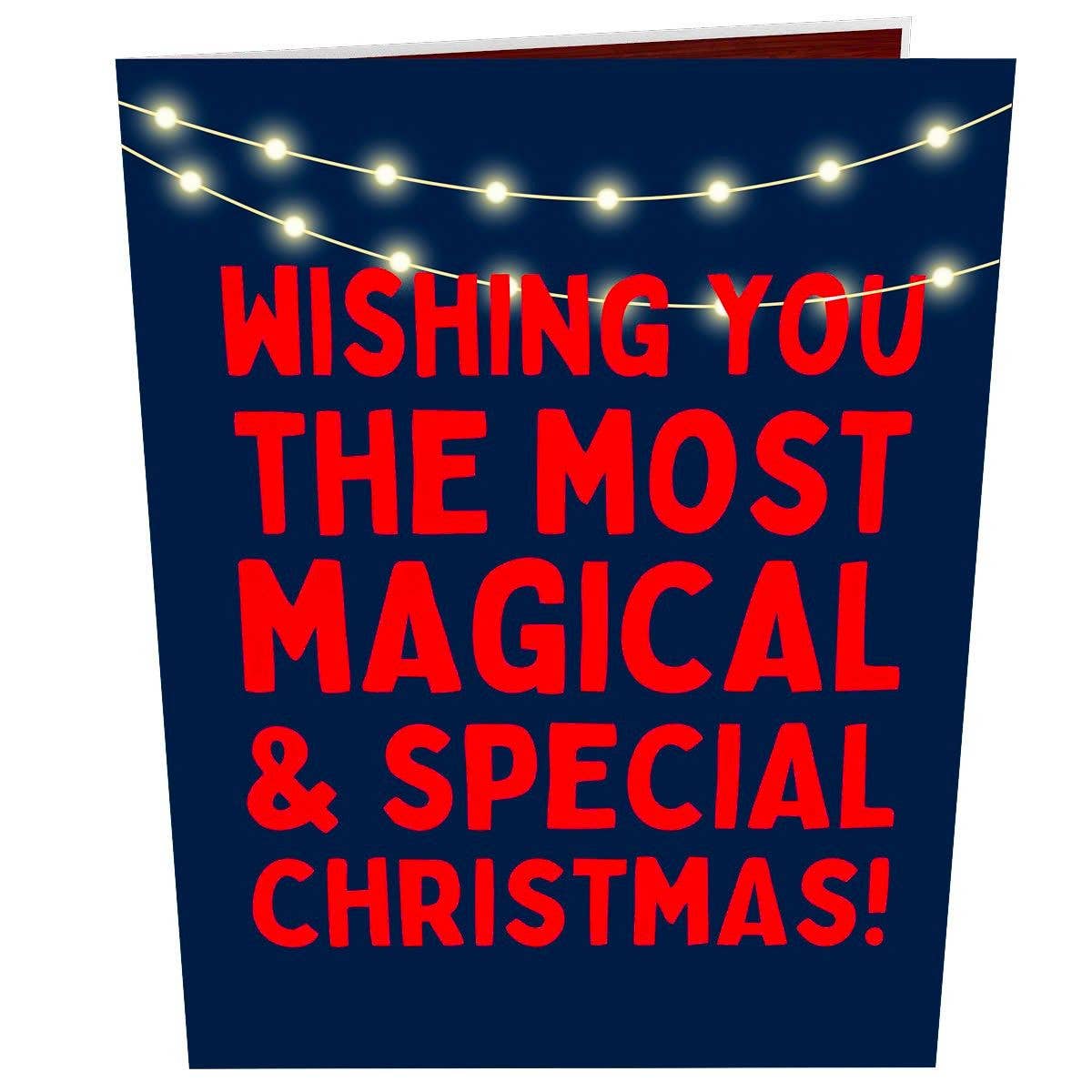 Unhinged Gifts – wholesale Julkort – Ingen aning pop-up-kort - Roligt julkort3