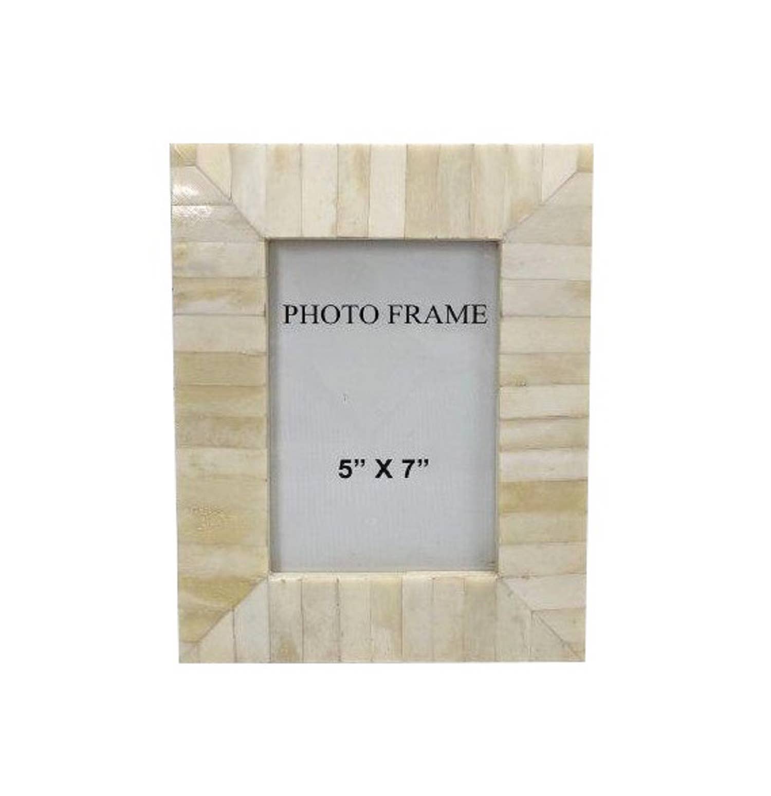 BIDKhome - Wholesale Picture Frame - 5x7” White Bone Picture Frame4