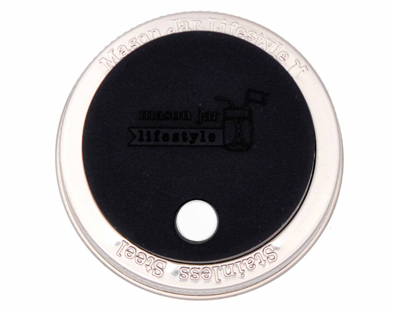 Mason Jar Lifestyle - Wholesale Drink Lids - Silicone Straw Hole Tumbler with Stainless Steel Band for Mason Jars32
