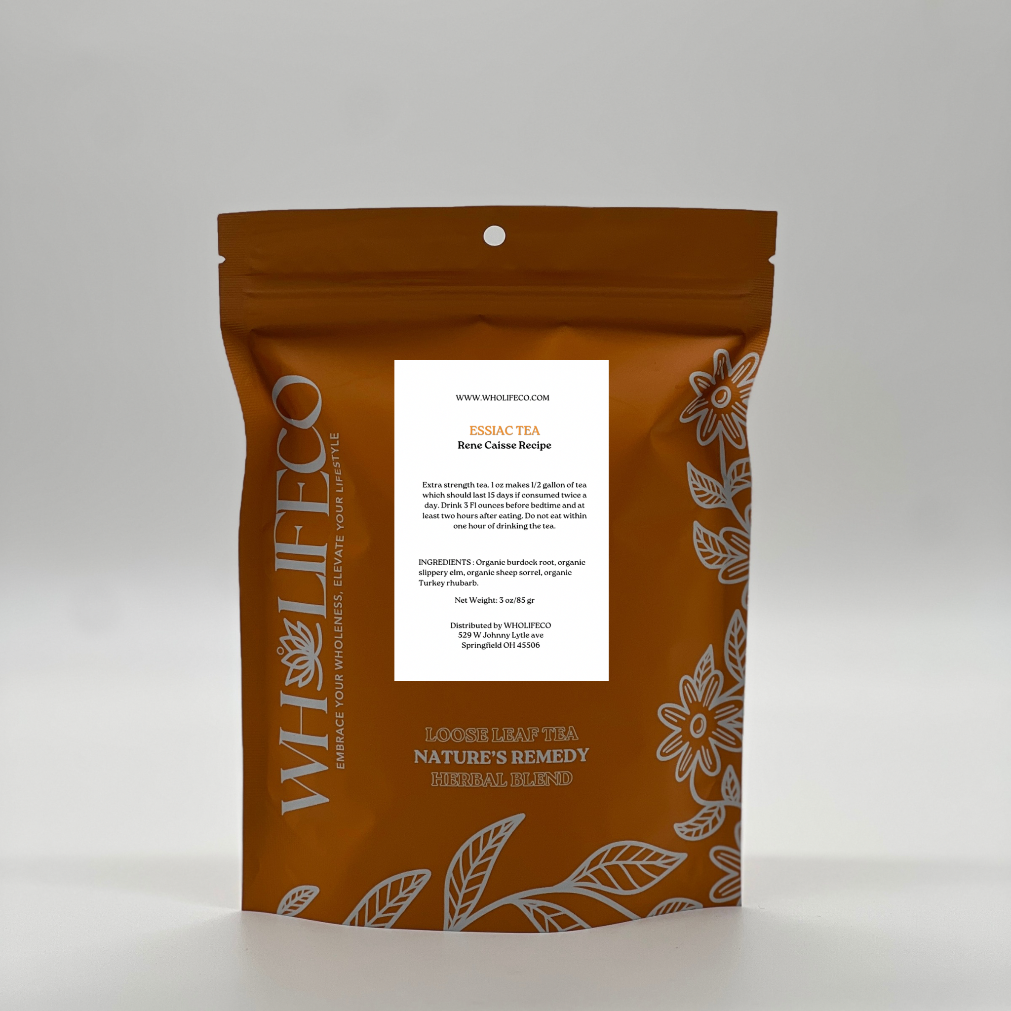 WHOLIFECO - Wholesale Health/Detox Tea - Essiac Tea - Extra Strength - Organic0