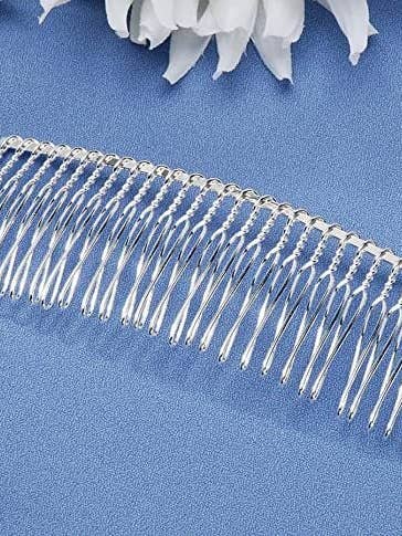 4.25" Silver Wire Comb for wholesale by Tremont Floral Supplies