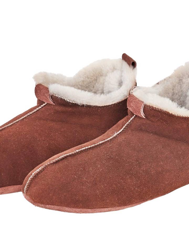 Adult Natural Sheepskin Boots - Brown for wholesale by Mellow
