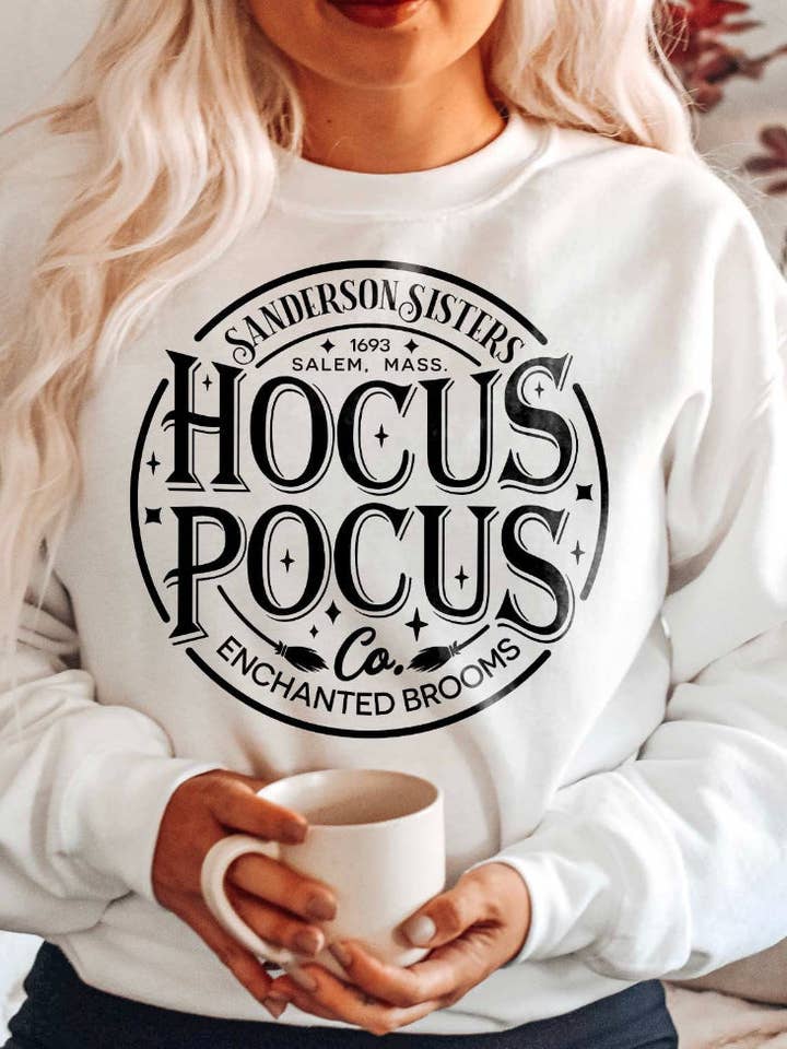 Cypress Slough Outfitters - Venta al por mayor Sudadera estampada - Mujer - Sudadera Hocus Pocus