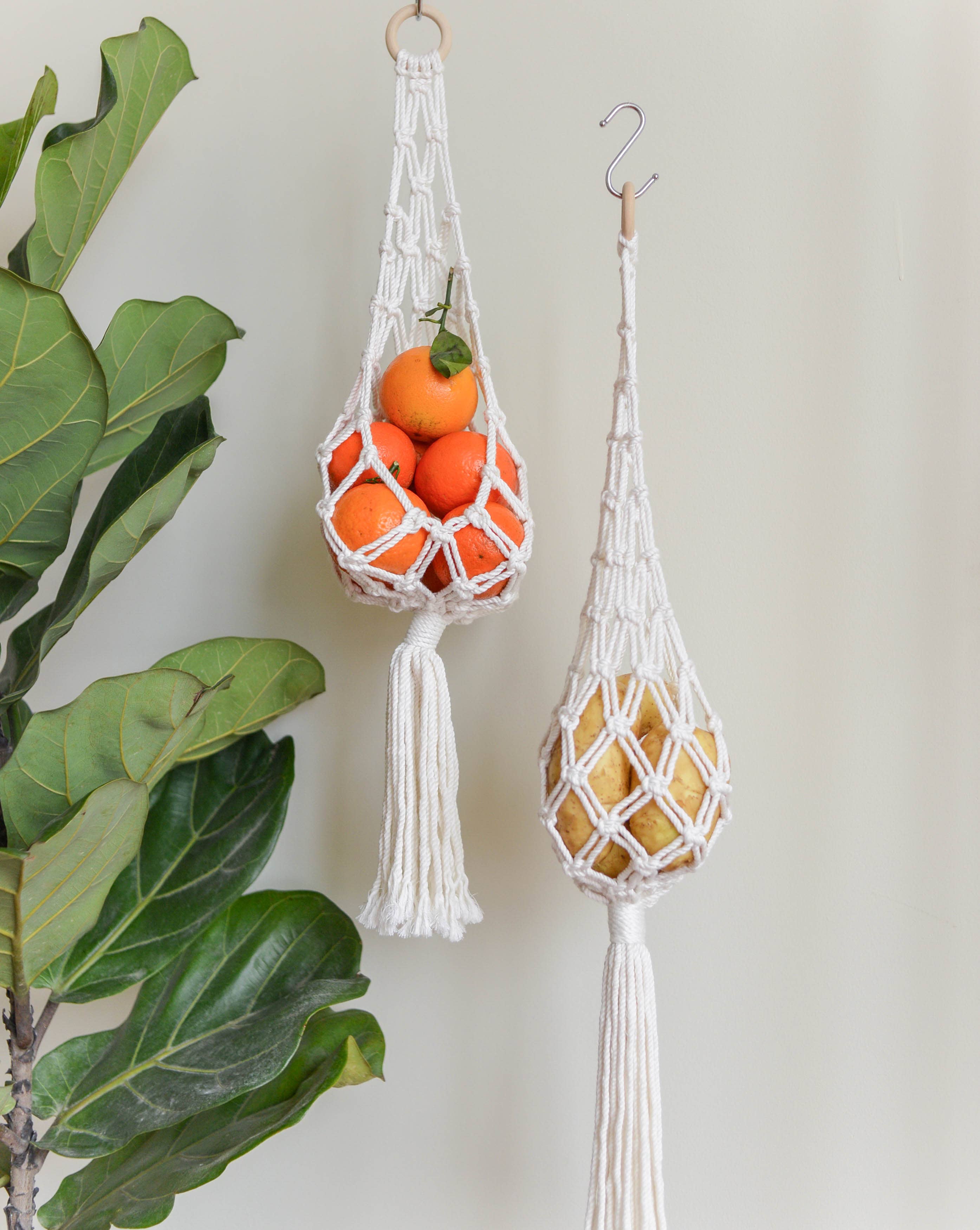 BeanDaikon - Wholesale Hanging planter - Macrame Hanging Basket H105