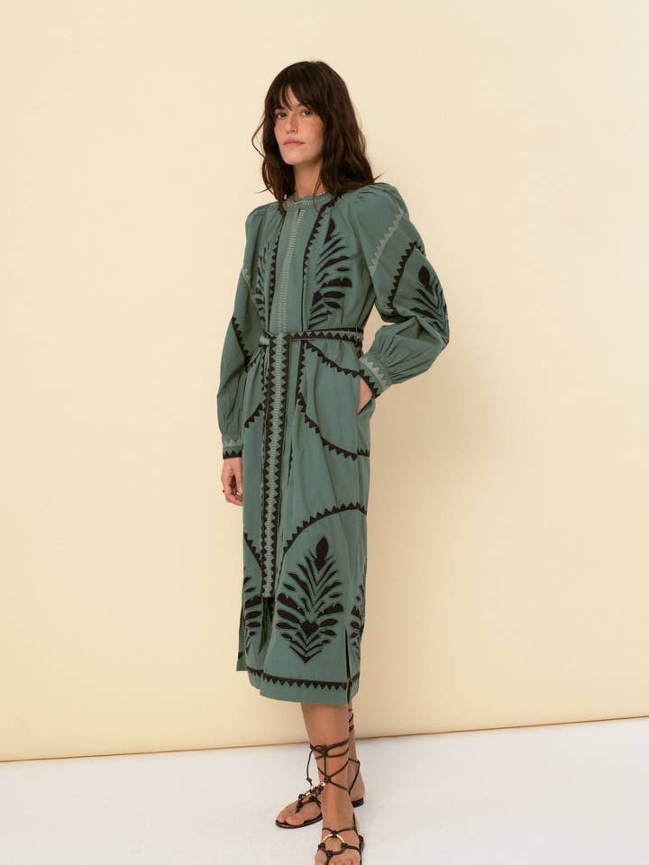 Sonmer Shop USA - Wholesale Dress - Women's - Susan Dress GreenÂ