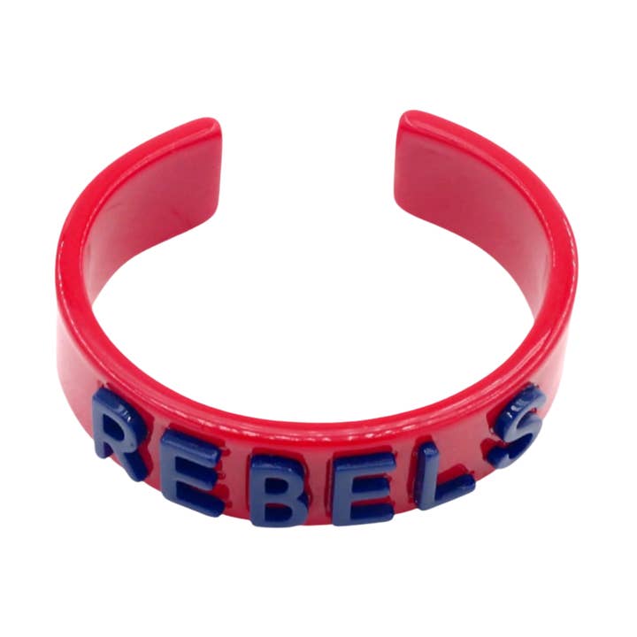 University of Mississippi REBELS Cuff for wholesale by Brianna Cannon