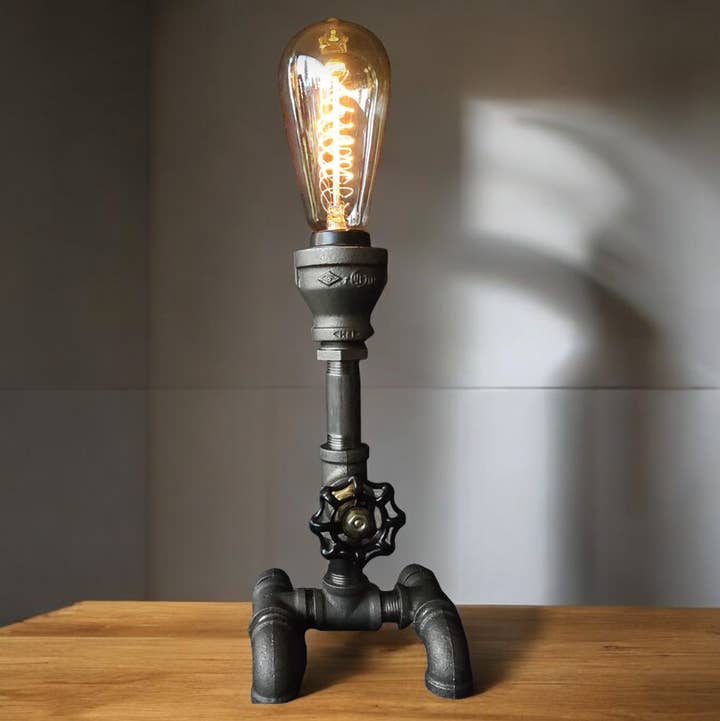 Mr. Willies Lighting - Wholesale Accent/Desk Lamp - Edison desk lamp on metal base0