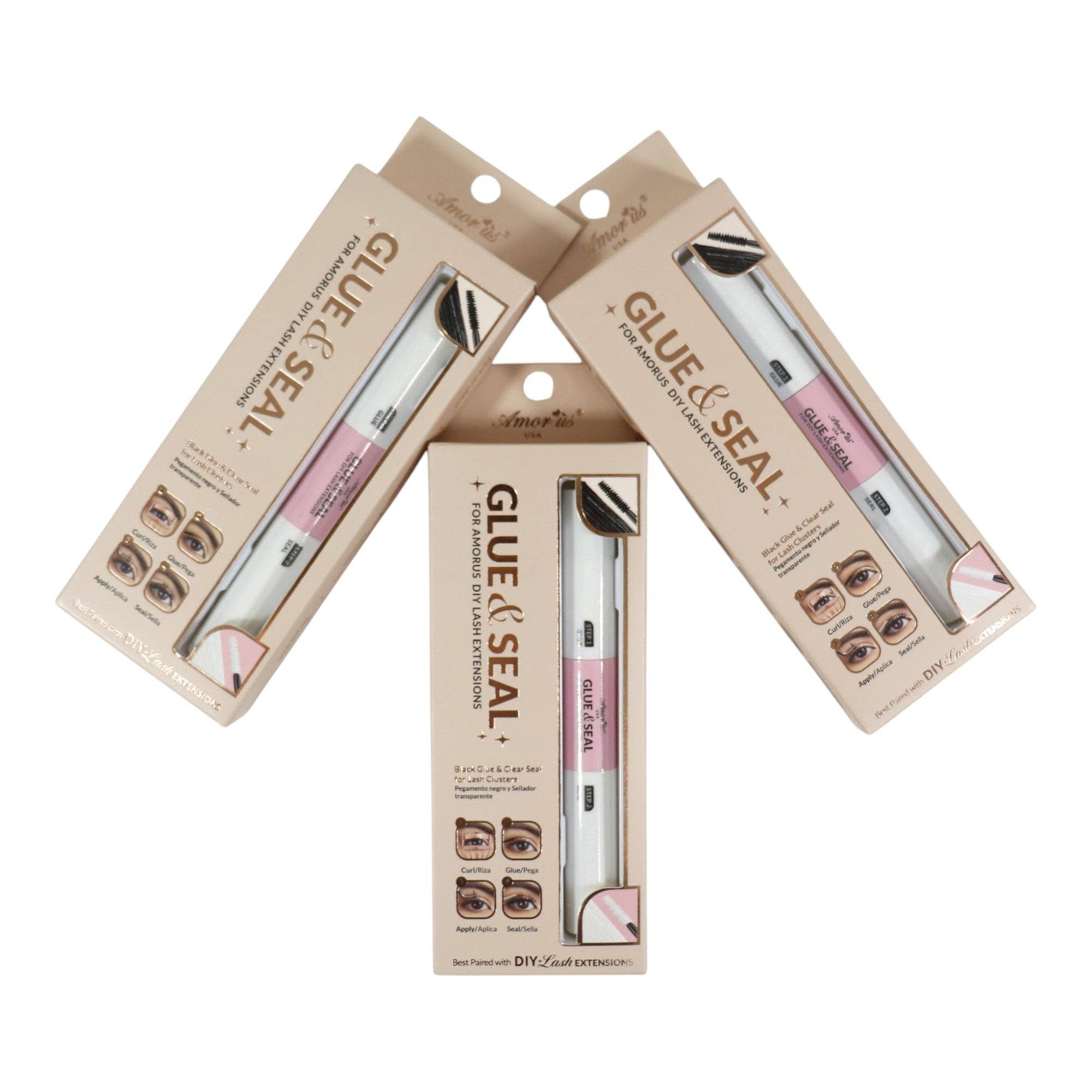 Assorted CO-Gnsd Eyelash Glue and Seal GS7740 (4PC) for wholesale on Faire3