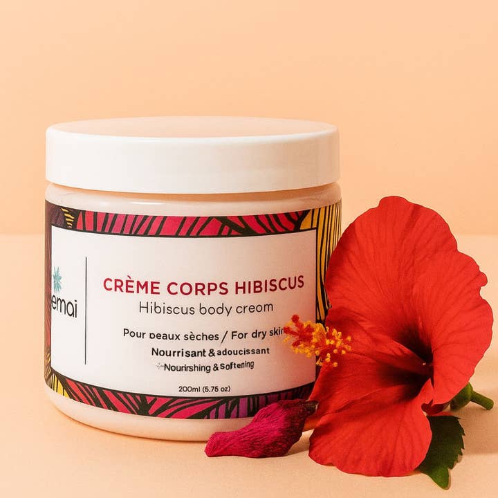 Hibiscus Body Cream - Moisturizing & Softening for wholesale by Weemaï