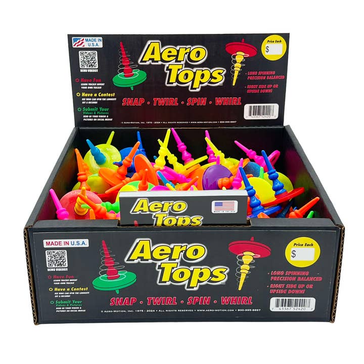 Expositor de mostrador giratorio de plástico Aero Top 100 unidades para venta al por mayor de Aero-Motion, Inc.