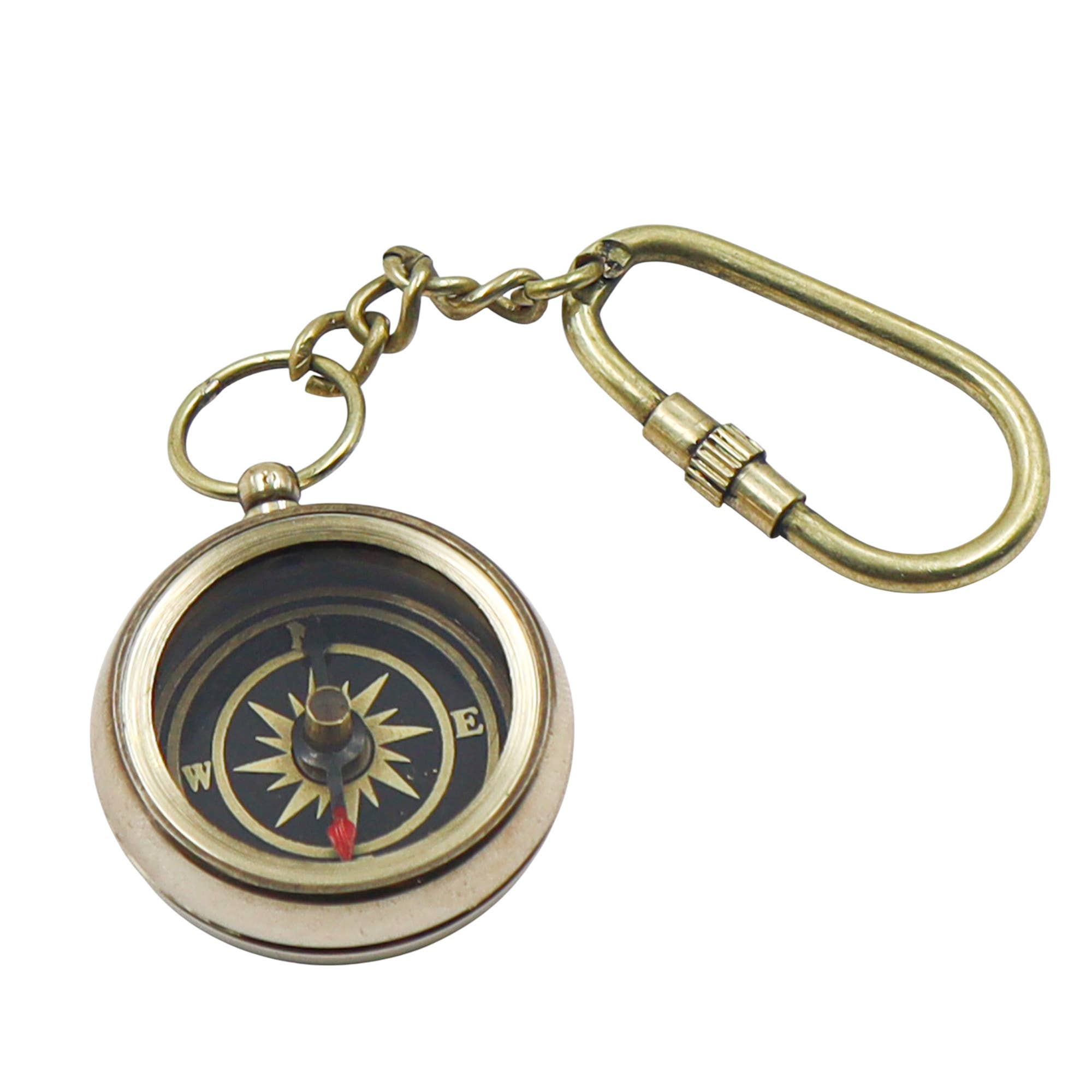 Dollond & Co. - Wholesale Keychain - Unisex - Personalised Bronze & Chrome & Brass Compass Keyring1