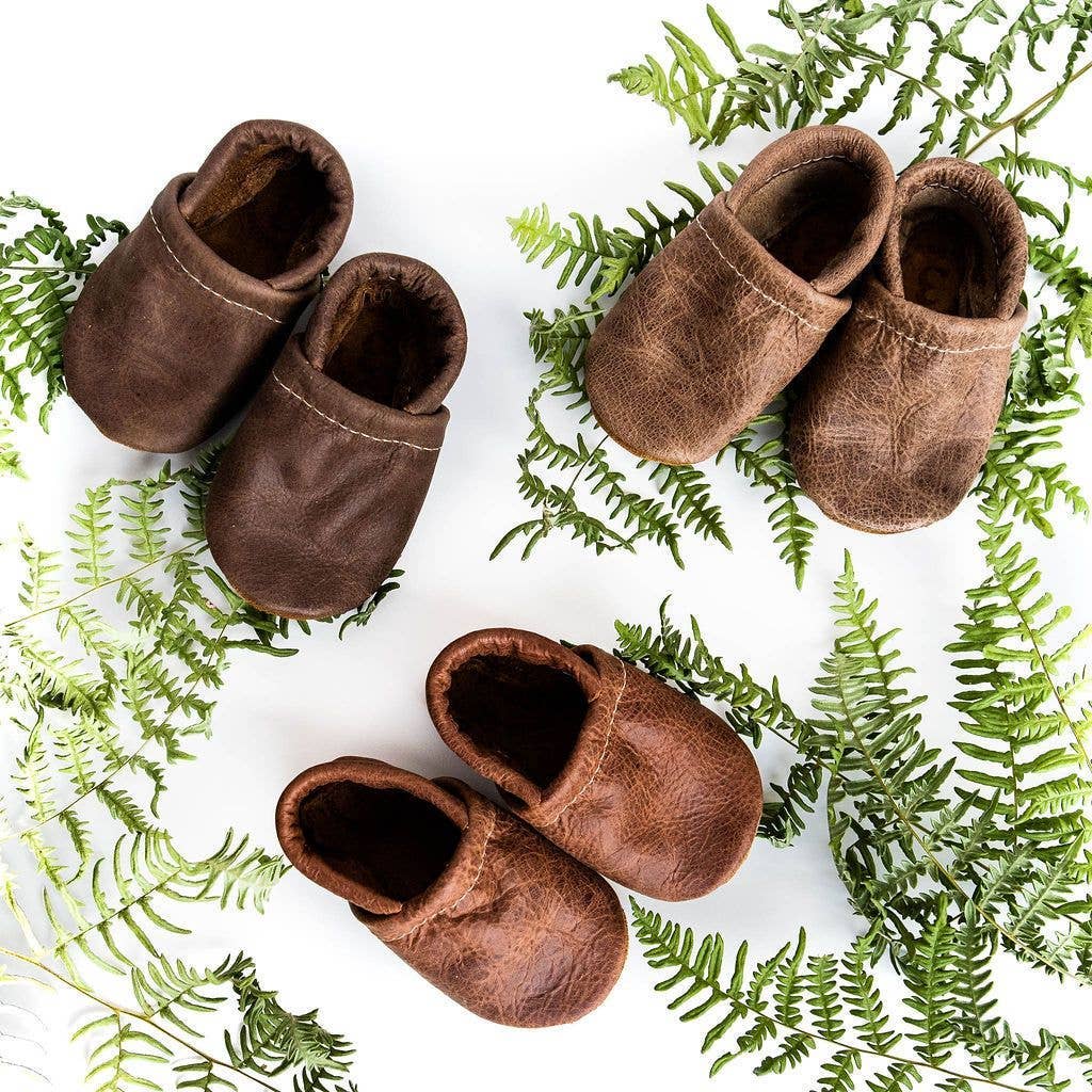Starry Knight Design - Wholesale Moccasins – Kids - Carob, Wood, Rust Loafers Baby Boy Shoes & Toddler Moccasins
