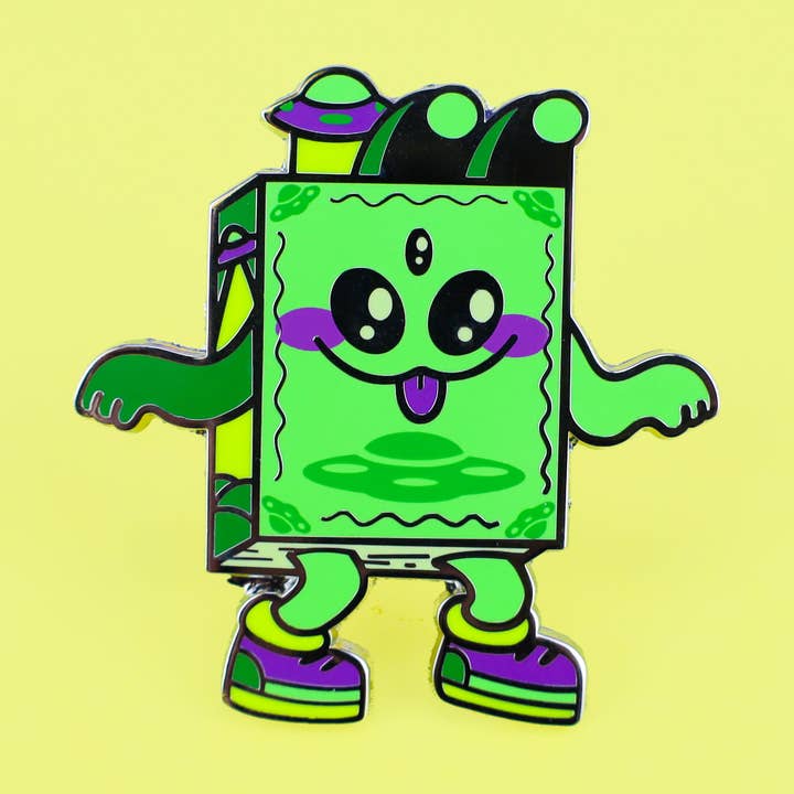 Sci-Fi Book Enamel Pin for wholesale by Turtle's Soup