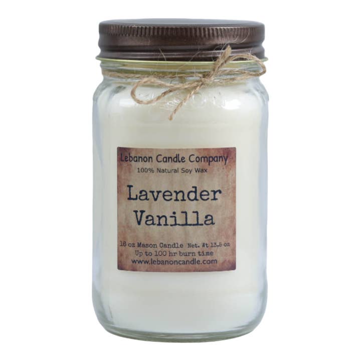 Lavender Vanilla Candle for wholesale by Lebanon Candle Company
