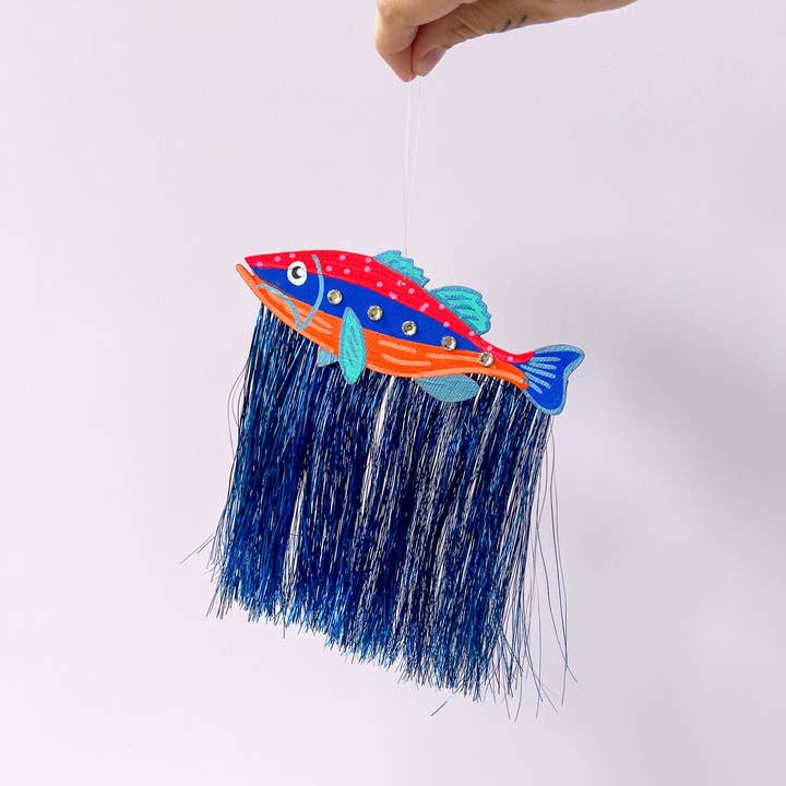 Velvet Outlaw - Wholesale Decorative Tassel/Wall Drop - Fish Wall Hanging1