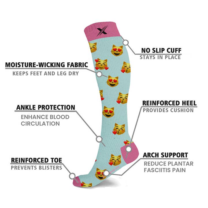 Extreme Fit Wholesale – wholesale Socks – Unisex – EMOJI COLLECTION - 3 ASST STYLES