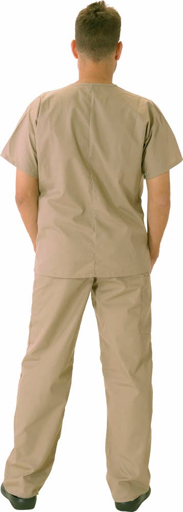 Eastern Off Price - Wholesale Healthcare Uniform - Women's - Natural Workwear Uniform Scrub Set 38755 Taupe3