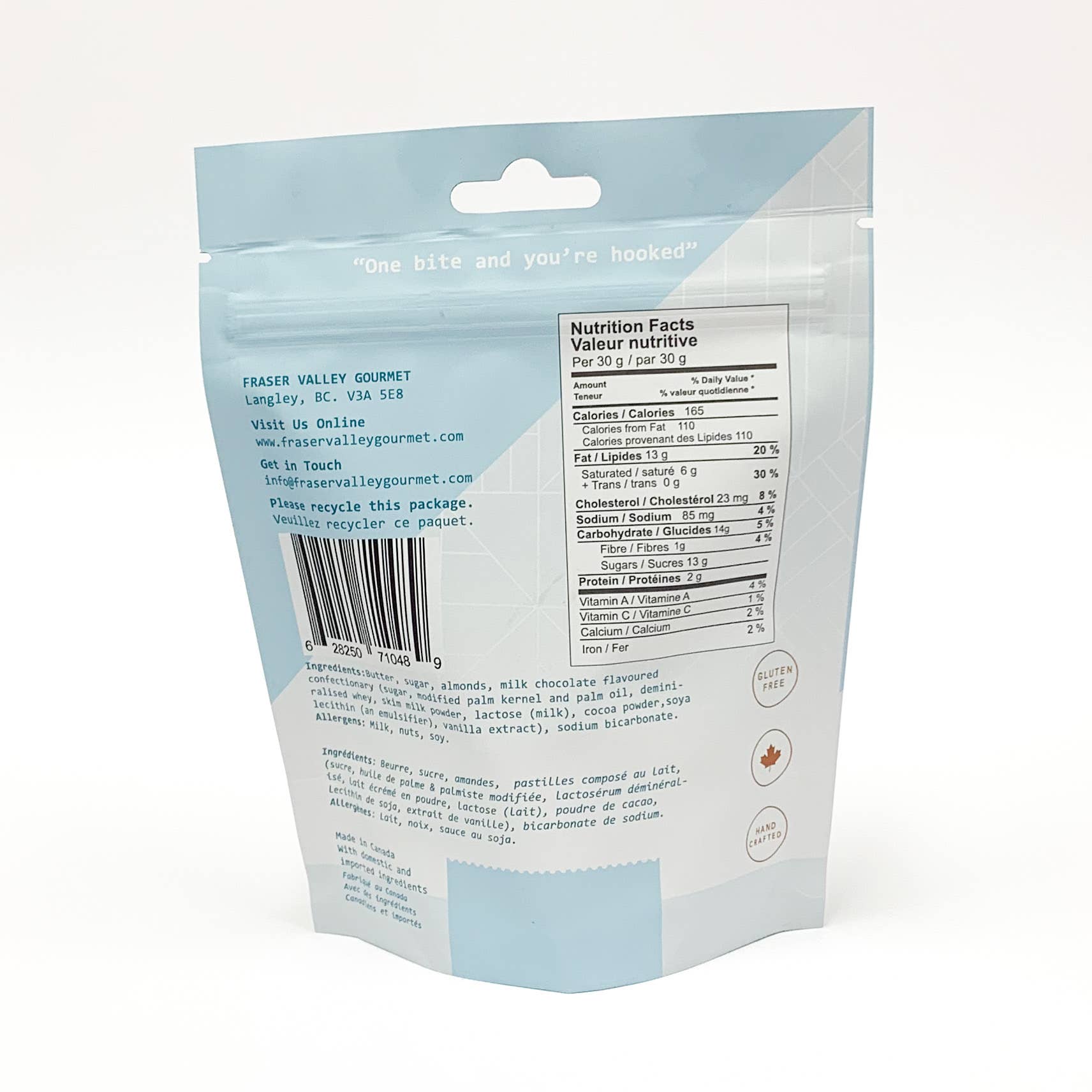 Fraser Valley Gourmet Ltd. - Wholesale Chocolate Covered Sweets - Caramel Crunch - Milk Chocolate1