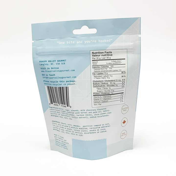 Fraser Valley Gourmet Ltd. - Wholesale Chocolate Covered Sweets - Caramel Crunch - Milk Chocolate1