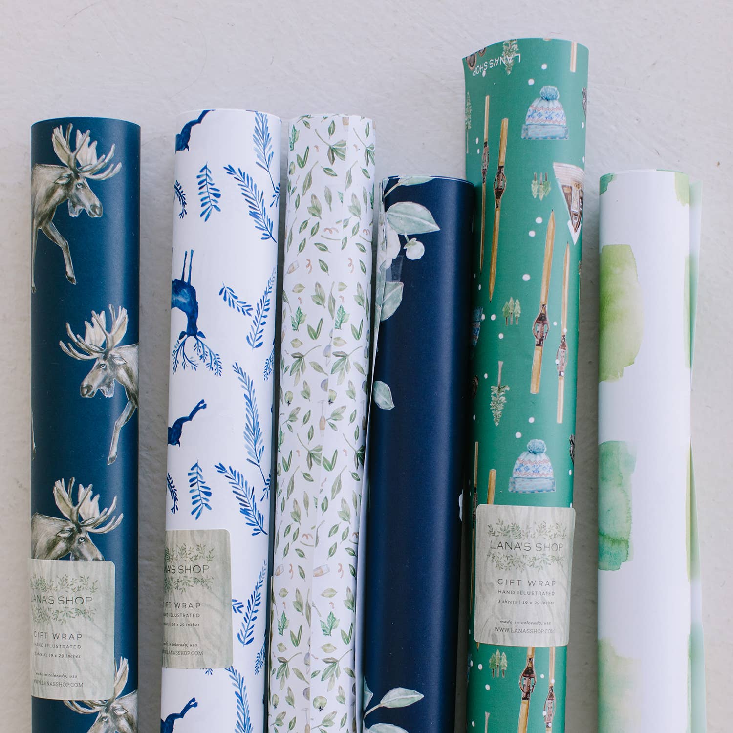 Lana's Shop - Wholesale Flat Wrap - Christmas Cats Gift Wrap Single Sheet6