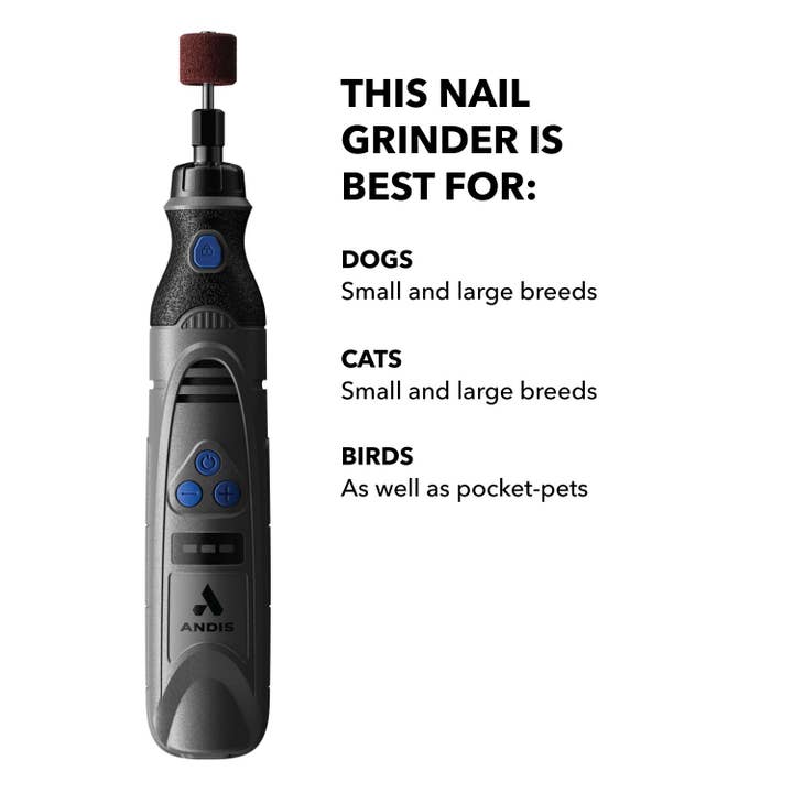 Pet Palette Distribution - Wholesale Pet Grooming Tool - Dog - Andis DNG-1- Cordless Nail Grinder 6-Speed - VBL5