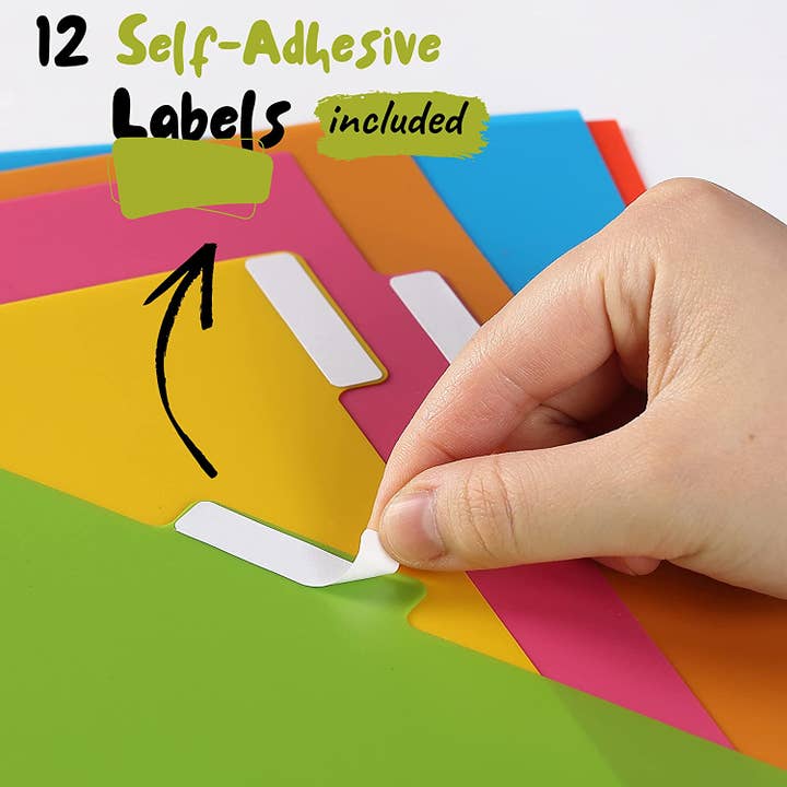 Mr. Pen - Wholesale Binder - Binder Dividers, 6 Tab Dividers, Pack of 2 Sets (12 Dividers Total), Dividers, Dividers for 3 Ring Binder, Binder Dividers with Tabs, Tab Dividers, Binder Tabs, 3 Ring Binder Dividers3