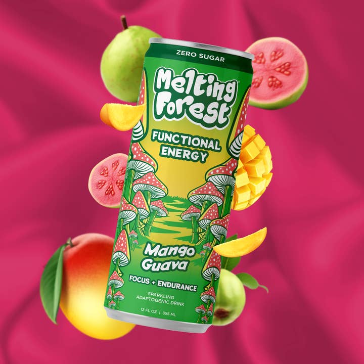 Melting Forest – Engroshandel Sports-/energidrik – Melting Forest svampe energidrik | Mango Guava | Adaptogen15
