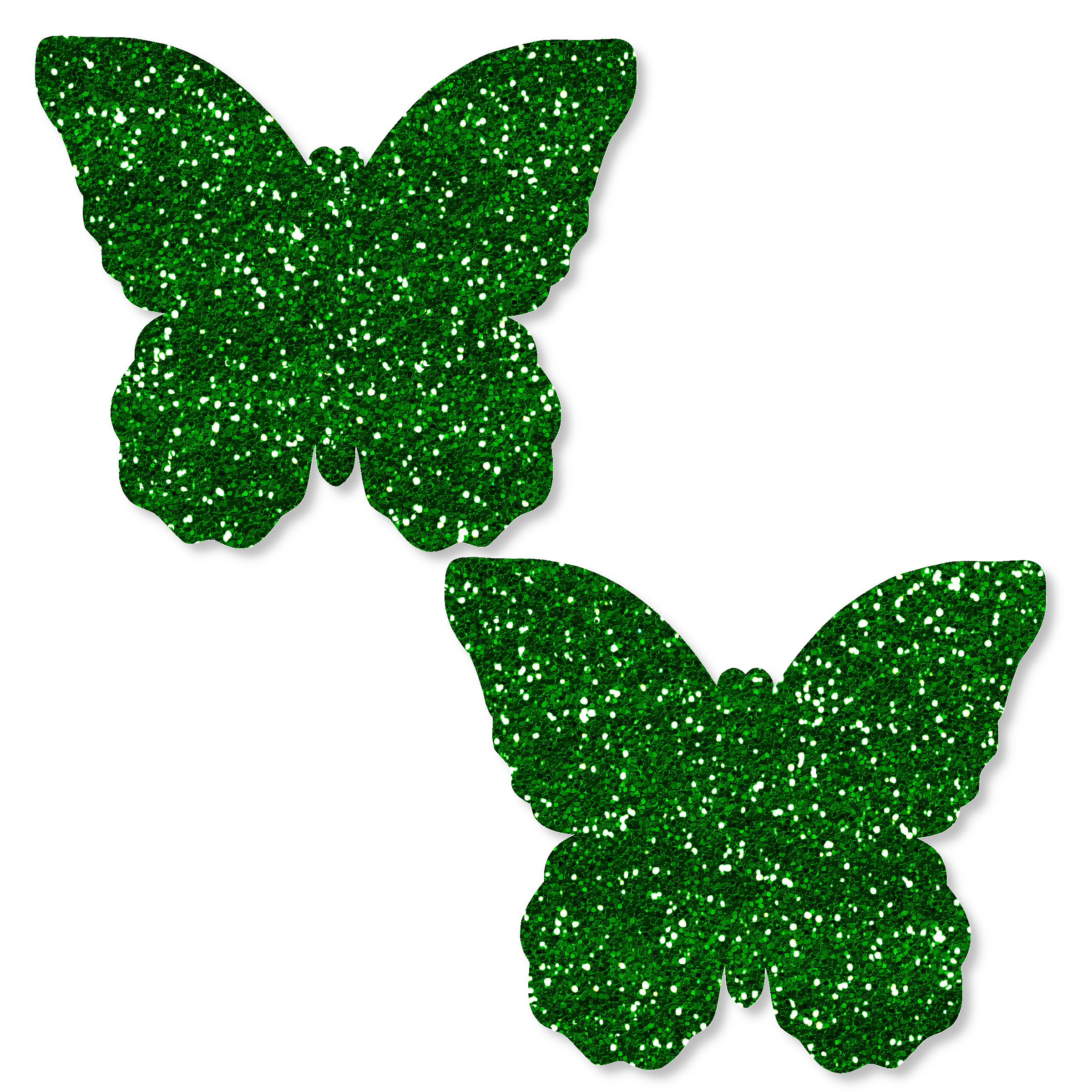 Niptees – Cobre-mamilos - Mulher por atacado – Pastéis Sparkly Butterfly Mipple Cover1