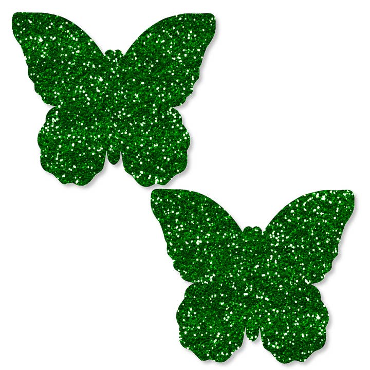 Niptees – Cobre-mamilos - Mulher por atacado – Pastéis Sparkly Butterfly Mipple Cover1