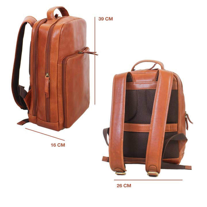 Zerimar 1942 - Wholesale Backpack - Women's - Convertible backpack bag Casual backpack Genuine leather 1