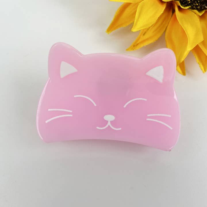 SoapElenGlen - Wholesale Hair Clip - Women's - Cartoon Cat Hair Clip3