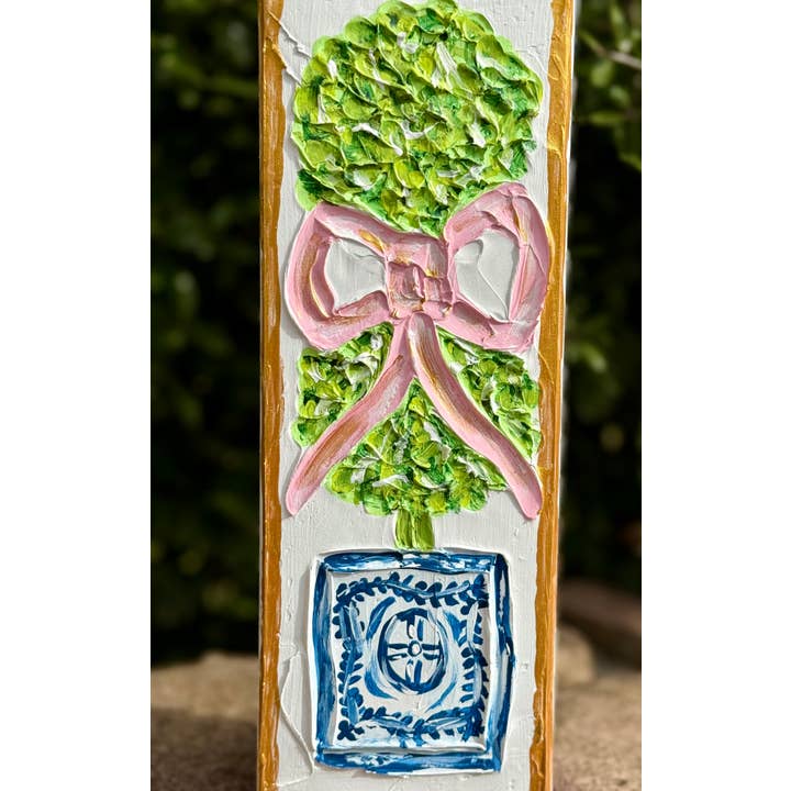 Framesaplenty - Wholesale Decorative Tabletop Object - Textured topiary art block