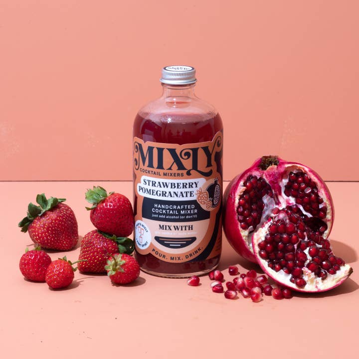 Mixly - Wholesale Cocktail Mix/Syrup - Strawberry Pomegranate Mixer