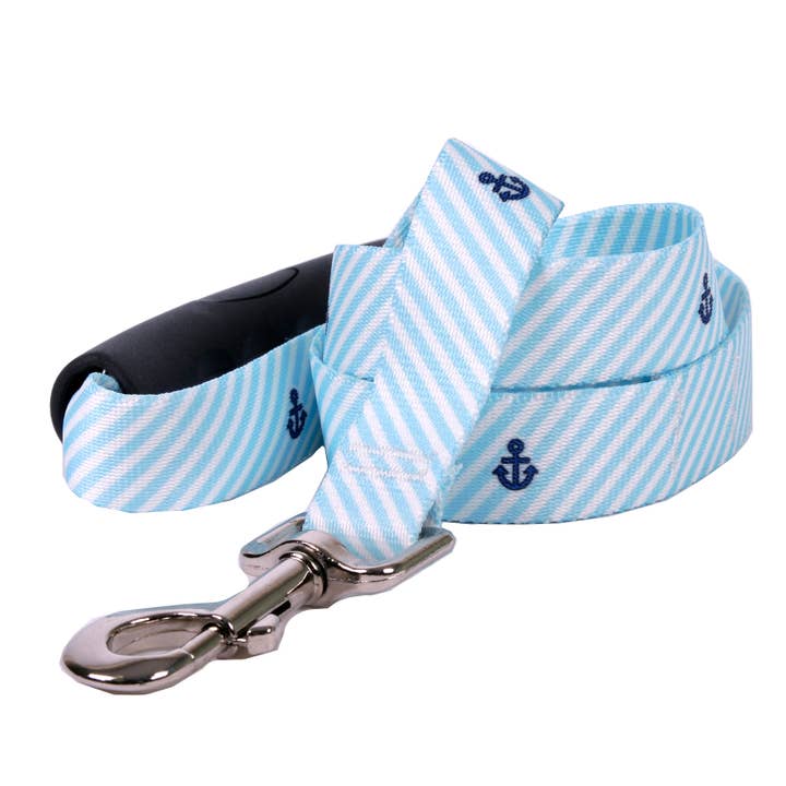 Seersucker Blue avec câble Anchors EZ-Grip pour la vente par Yellow Dog Design