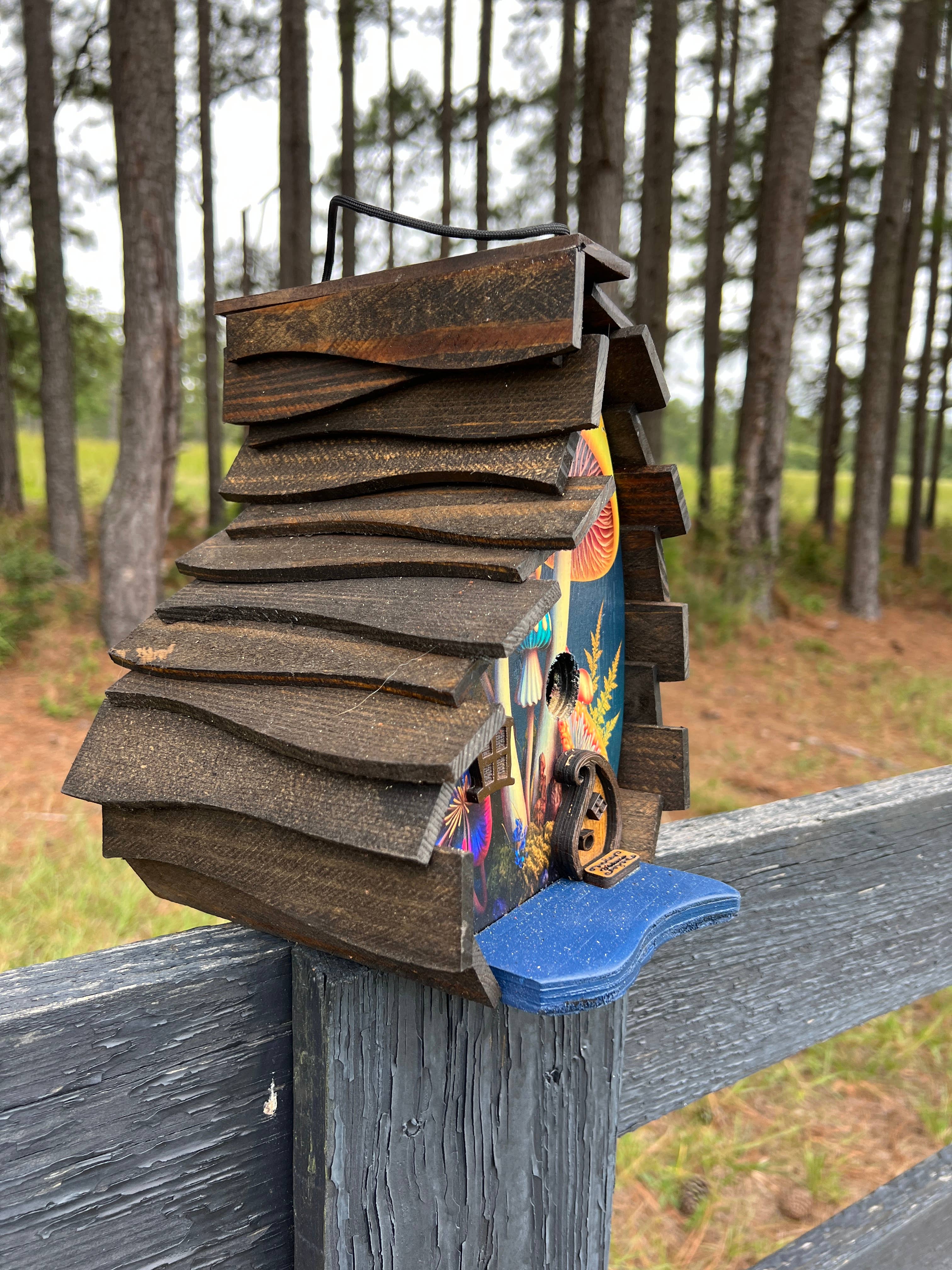 Southern Roots Designs - Wholesale Bird House - BIRDHOUSE, Unique Birdhouse, Mushroom Birdhouse,  Birdhouse8